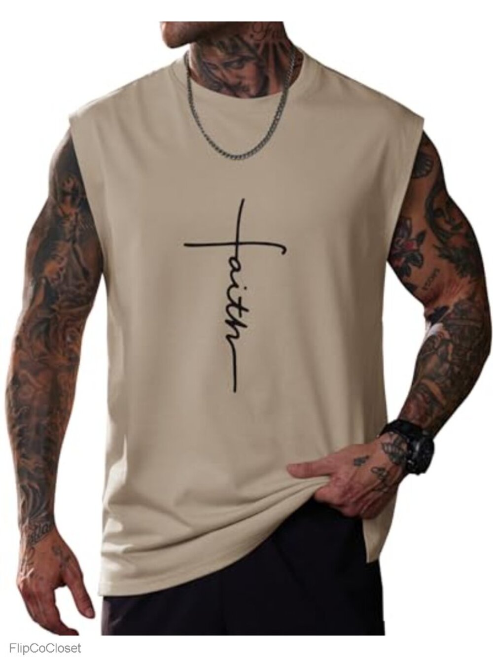 Mens Graphic Muscle Tank Top Sleeveless Athletic Gym Workout Shirt